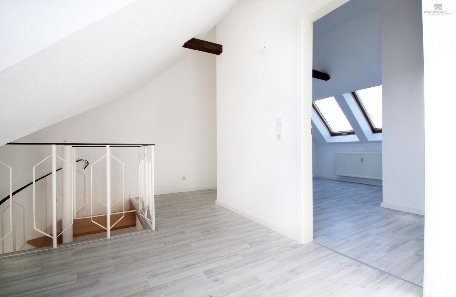 Blick ins Schlafzimmer