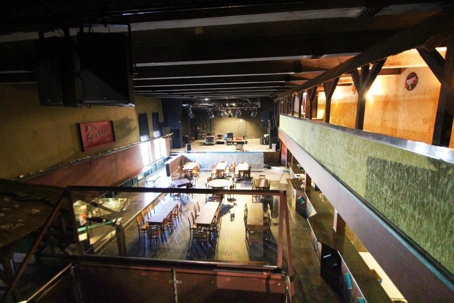 Blick von der Galerie